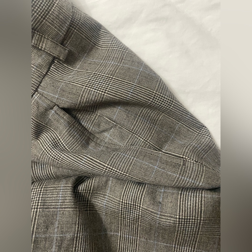 J Crew Italian Wool Herringbone Wide Leg Pants Trousers - Picture 9 of 16